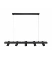 Plafonnier TORINO Noir 5 ampoules
