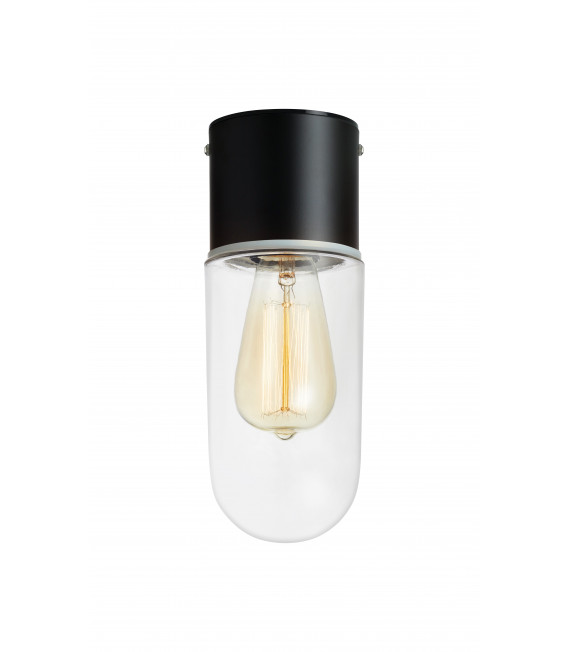 Plafonnier de salle de bains ZEN Noir 1 ampoule