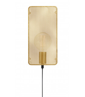 MESH golden wall light 1 bulb