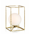 Lampe de table EVE dorée 1 ampoule