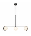 Plafonnier PALS Noir 3 ampoules