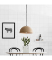 Plafonnier CORK Noir 1 ampoule