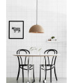CORK ceiling light black 1 bulb