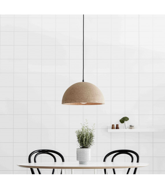 CORK ceiling light black 1 bulb