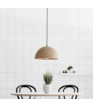 Plafonnier CORK Noir 1 ampoule