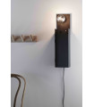 Applique murale COMBO Noire 1 ampoule