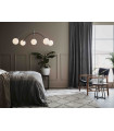 HEAVEN ceiling lamp in steel 5 bulbs