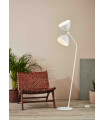 Lampadaire DAGMAR Blanc 2 ampoules