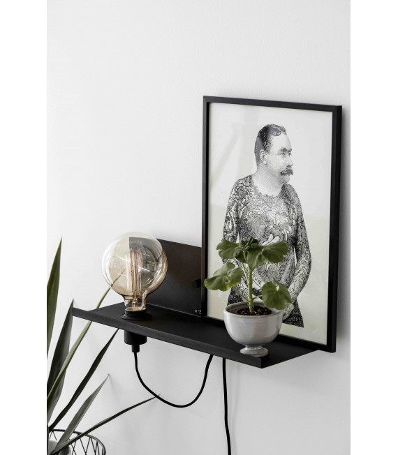 MULTI black wall light 1 bulb