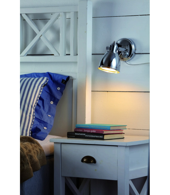 FJÄLLBACKA applique cromata 1 lampadina