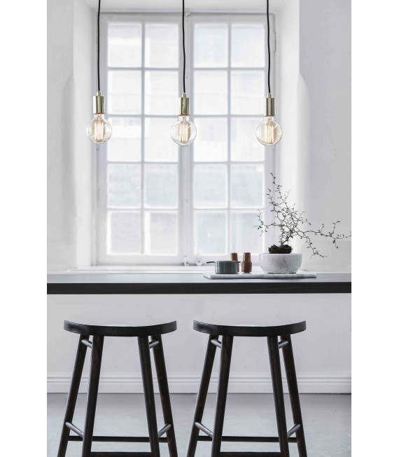 SKY Lampada da soffitto in ottone a 3 lampadine