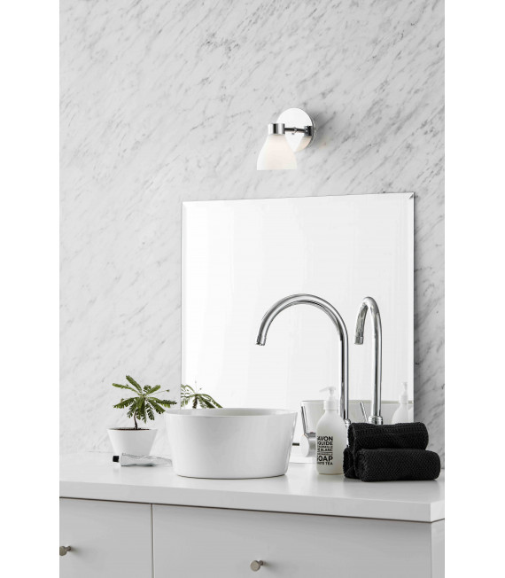 CASSIS bathroom wall light chrome 1 bulb