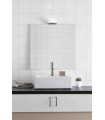 Chrome METZ bathroom wall light