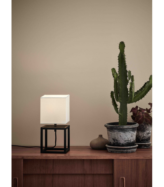 Table lamp CUBE Black 1 bulb