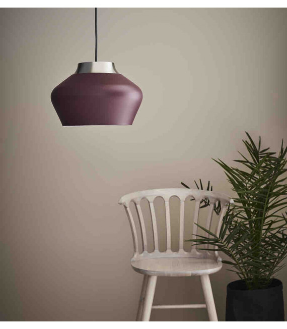 Lampada da soffitto KOM in acciaio 1 lampadina