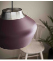 KOM ceiling lamp in steel 1 bulb