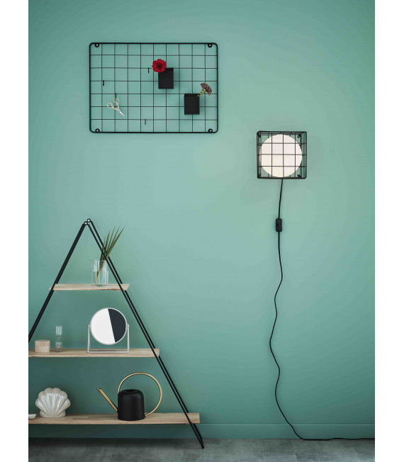 Lampada da tavolo CAGE Nero 1 lampadina