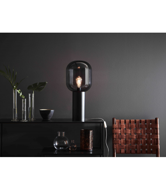 Lampe de table BROOKLYN Noire 1 ampoule