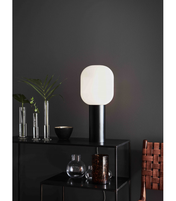 BROOKLYN lámpara de mesa negro 1 bombilla