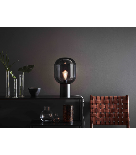 Lampe de table BROOKLYN Noire 1 ampoule