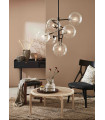 Plafonnier ANDREW Noir 6 ampoules