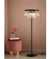 Crystal lamp VENTIMIGLIA Black 3 bulbs