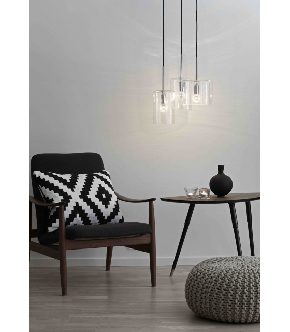ROCKFORD chrome ceiling light 3 bulbs
