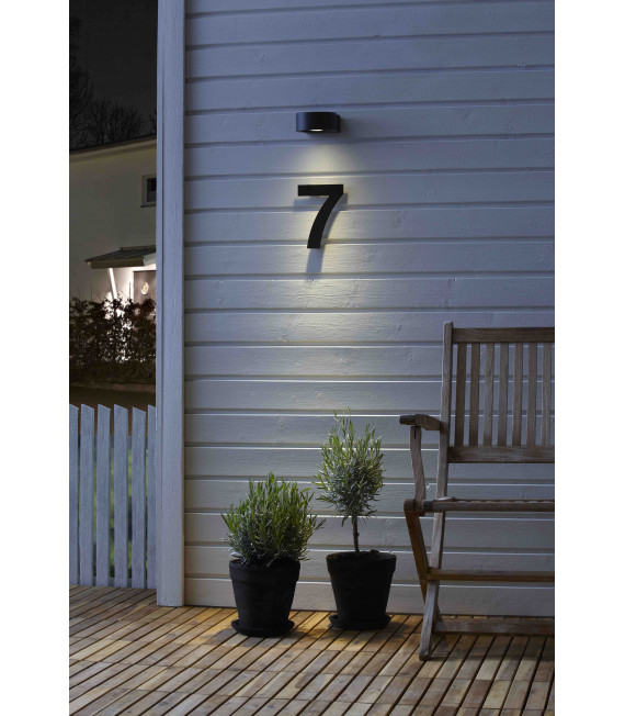 Applique murale de jardin DIRECT grise 2 ampoules