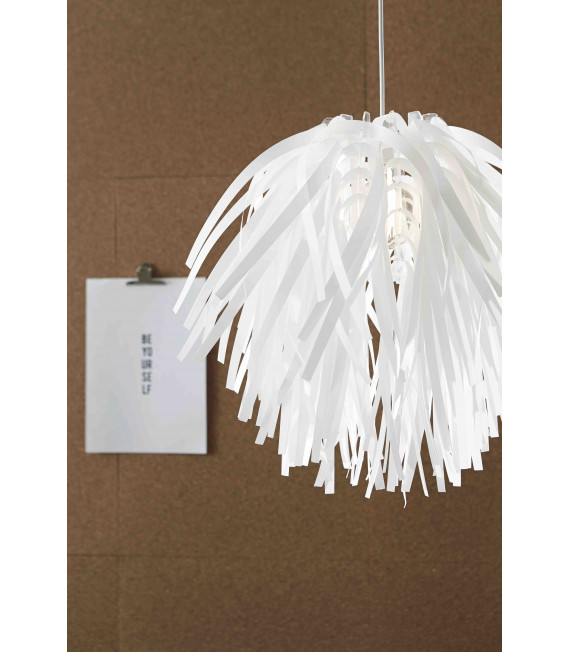 FLORA white ceiling light 1 bulb