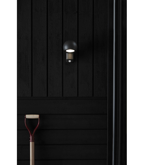 Applique murale de jardin TYFON grise 1 ampoule
