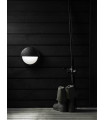 Applique murale de jardin HERO Noire 1 ampoule