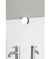 Chrome-plated AVIGNON bathroom wall light