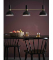 Plafonnier LARRY Noir 3 ampoules