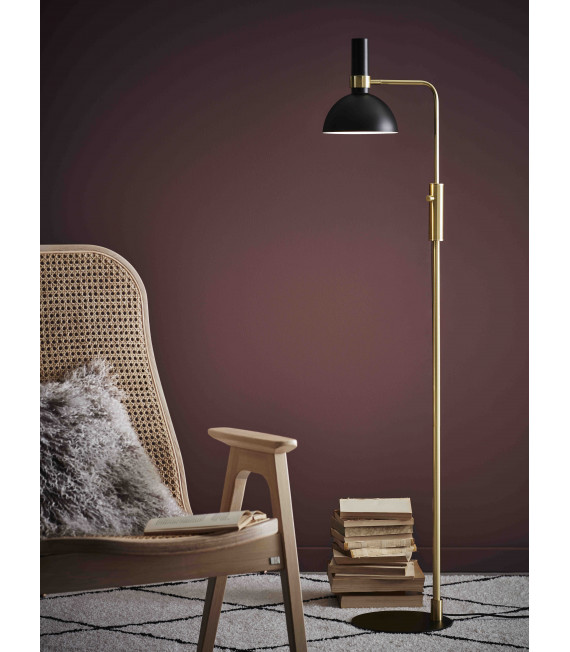 LARRY schwarze Stehlampe 1 Glühbirne