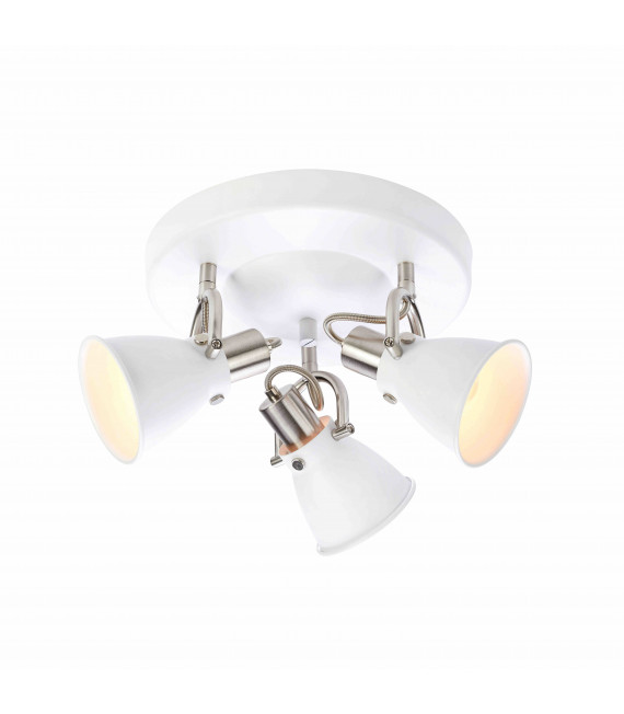 Plafoniera bianca ALTON 3 lampadine