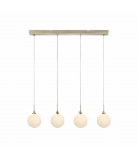QUATTRO XL antique ceiling light 4 bulbs