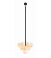 MERLOT Ceiling Light Black 13 bulbs