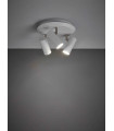 BARCELONA white ceiling light 3 bulbs