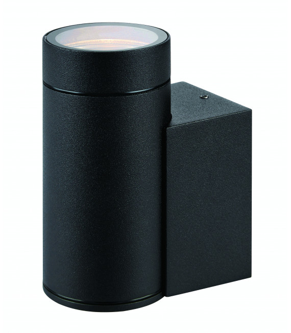 PIPE aplique de jardín negro 1 bombilla