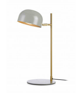 Table lamp POSE Brushed brass 1 bulb