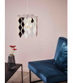 ARROW chrome ceiling lamp 1 bulb