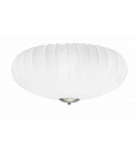 MIST ceiling lamp in steel 3 bulbs