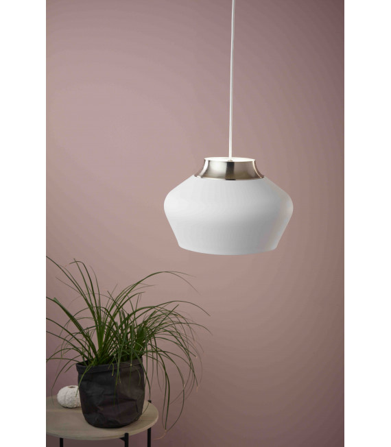 Lampada da soffitto KOM in acciaio 1 lampadina