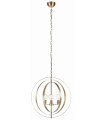 ORBIT antique ceiling light 3 bulbs