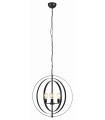 Plafonnier ORBIT Noir 3 ampoules