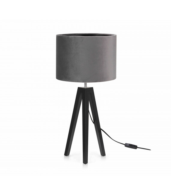 Lampe de table LUNDEN Noire 1 ampoule