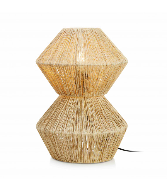 Lampe de table STRAW blanche 1 ampoule