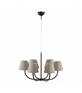 Lampada da soffitto COSY nera