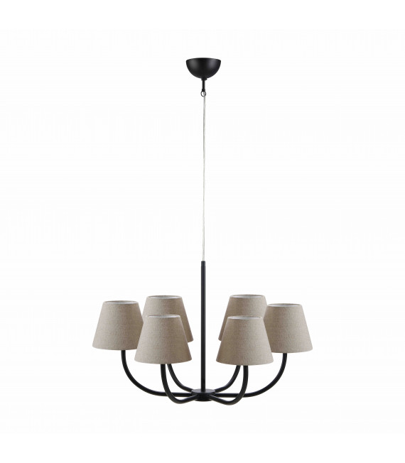 Lampada da soffitto COSY nera