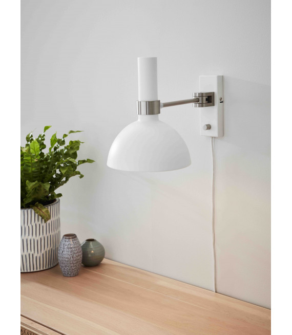 LARRY steel wall light 1 bulb